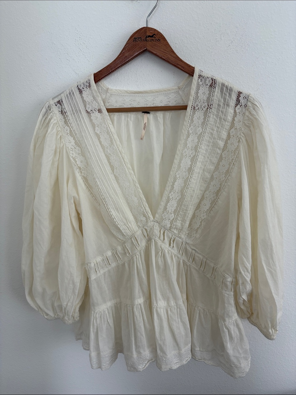 Free People Favorite Romance Tunic Blouse Large no ribbon